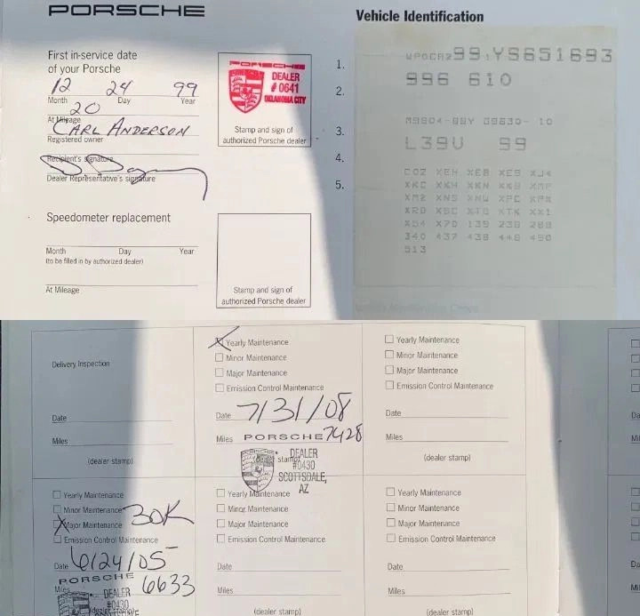 Porsche 911 cena 198000 przebieg: 14300, rok produkcji 1999 z Koszalin małe 172